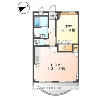 メゾン・グロワール【2階】の間取り