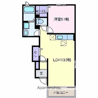 CLEARWATER【1階】の間取り