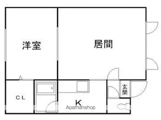 レジデンス・祥【103号室】の間取り