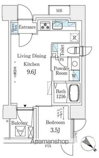 コスモグラシア大塚【5階】の間取り