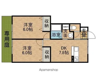 コミュニティービレッジ下小田A【1階】の間取り