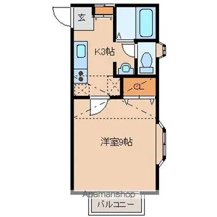 ツインフォレスト【1階】の間取り