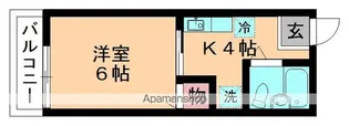 シティハイムフローラ(SB)【1階】の間取り