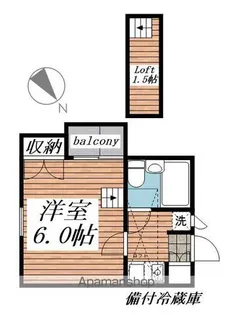 ジュネパレス松戸第532【1階】の間取り