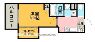 アクタス天神パークシティ【5階】の間取り