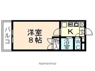 桑島ビルB【113号室】の間取り
