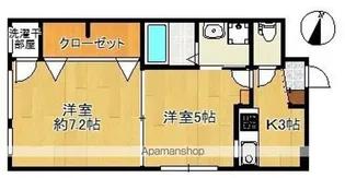 アベニール薬院【7階】の間取り