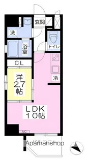 ラフレシーサ天神南【8階】の間取り