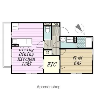 スプリングコート【1階】の間取り