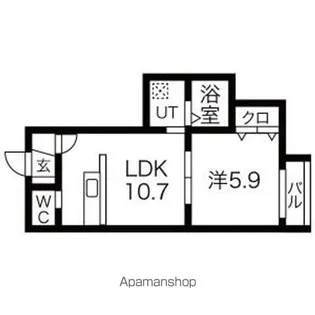 デイトナ【3階】の間取り