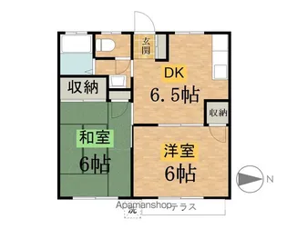 タクラヴィラB【106号室】の間取り