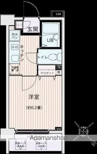 エコロジー都立大学レジデンス【4階】の間取り