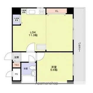 サークビルズ【7階】の間取り