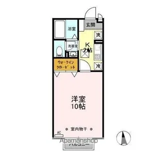 リビングタウン上並榎 AB【1階】の間取り