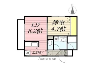VILLA MT 平岸【201号室】の間取り
