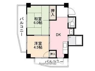 塚本マンション【3階】の間取り