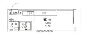 ヴィラ リヴィエール【103号室号室】の間取り