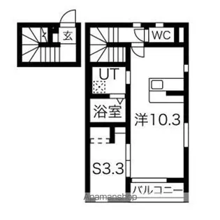 ポート・アラモード【2階】の間取り