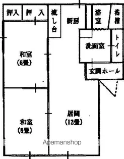 ラフォーレ大月【A102号室】の間取り