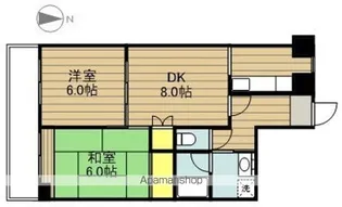 エスポワール喜沢【1階】の間取り