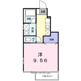 サンフラワーあたご【2階】の間取り