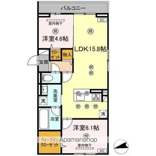 エルバ庚午【2階】の間取り