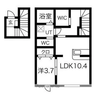 ピノ・ベルク【2階】の間取り