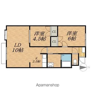 CREACOATⅠ【2階】の間取り