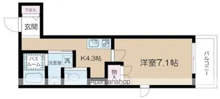 アルム西新宿【2階】の間取り