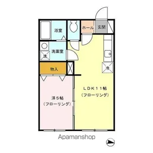 DREAM沖館ー第2【1階】の間取り