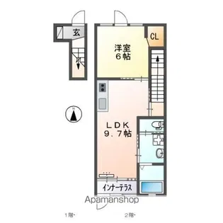 メゾンさくら【2階】の間取り