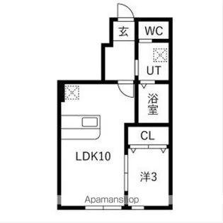 グラージアス(GRAJIAS)【103号室】の間取り