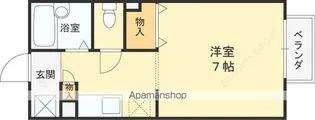 ハイツサニーコート【203号室】の間取り