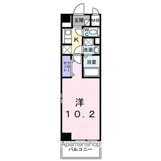 シティー柳町【3階】の間取り