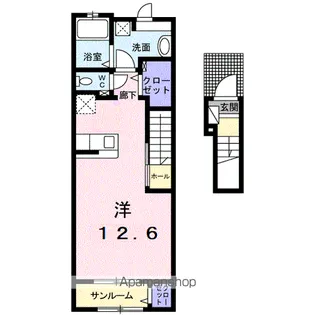 サニーハウス【2階】の間取り