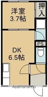 Aフラット(エーフラット)【101号室】の間取り