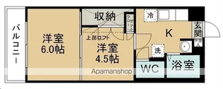 ル・レーヴ・アイ雨宮【402号室】の間取り
