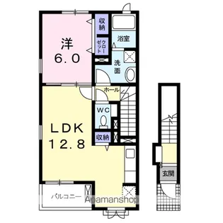 デスターレーTⅢ【2階】の間取り