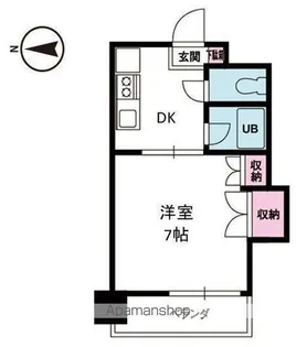 ジョイフル東野【4階】の間取り