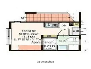 MAISON FLEUR氷川台【1階】の間取り