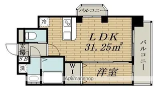 LUXE東三国十【901号室】の間取り