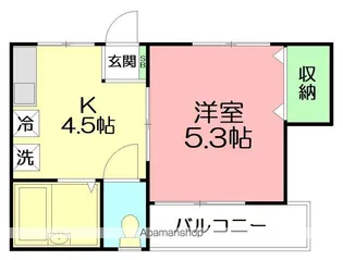 ベルハイム3【1階】の間取り