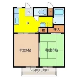 エスポワールⅡ【1階】の間取り