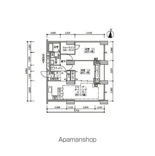 東雲キャナルコートCODAN14号棟【2階】の間取り