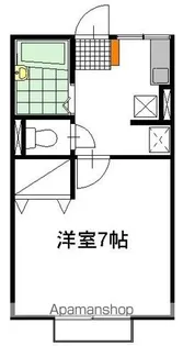 マミハウス A棟【202号室】の間取り