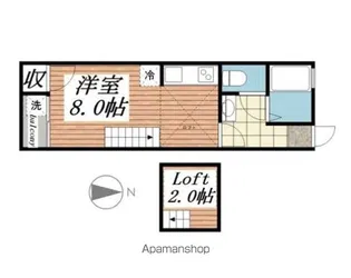 OCTOHOUSE【2階】の間取り