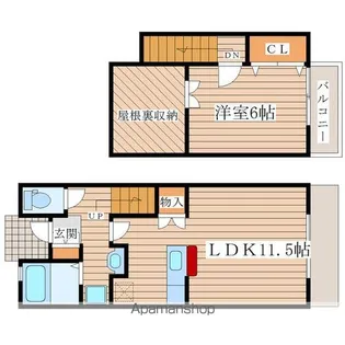 エクステージYAMATOⅡ番館【1階】の間取り