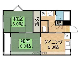 グリーンシールズ・オコ【4階】の間取り