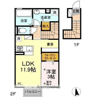 セピアコートIII【2階】の間取り