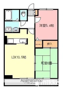 フォブールKMT【2階】の間取り